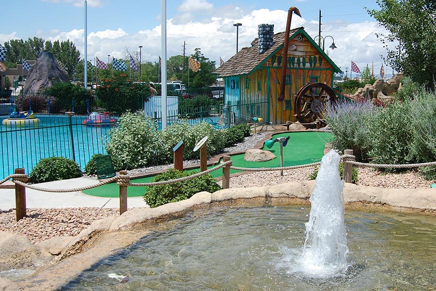 Mini Golf Course - Bumper Boats & Fountain